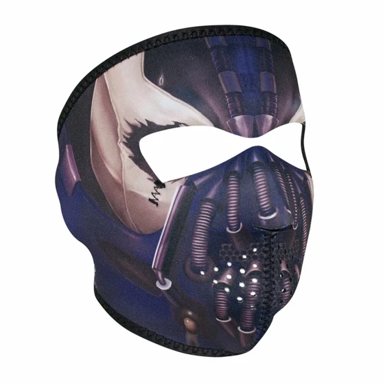 PAIN WNFM097 Motorcycle Biker Neoprene FULL Face Mask Reversible All Season