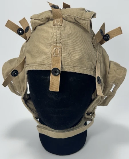 USGI Flight Deck Impact Resistant Cloth Helmet Liner Cover Tan Size 7-1/2