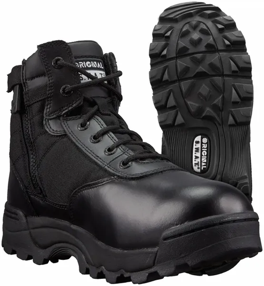 Original SWAT Classic 6'' Side-Zip Black Boots | 116401