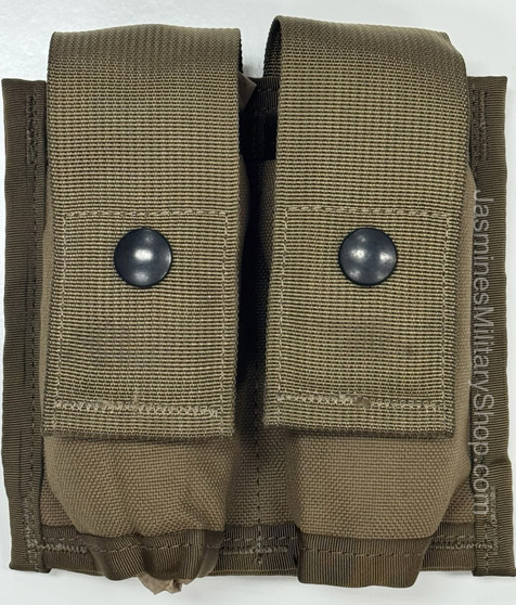 USGI MOLLE II USMC Double HE Multi-Purpose Pouch Coyote Brown EUC