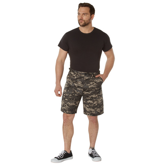 Men's Subdued Urban Digital Camouflage Military Tactical BDU Cargo Shorts | Rothco 65320