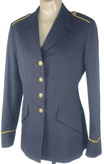 Women's Sz 10MR Army ASU Enlisted Dress Blues Service Uniform Jacket/Coat USED