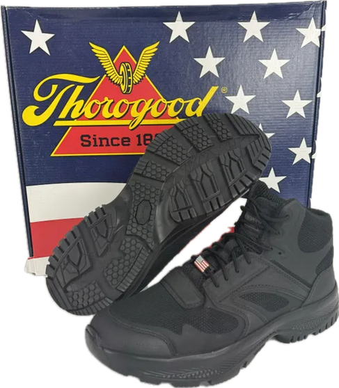 Thorogood 813-6070 5.5" Black Lightweight Tactical Boots | Men's 7M | NEW