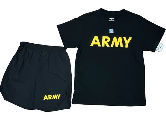 Army PT t-shirt & shorts set