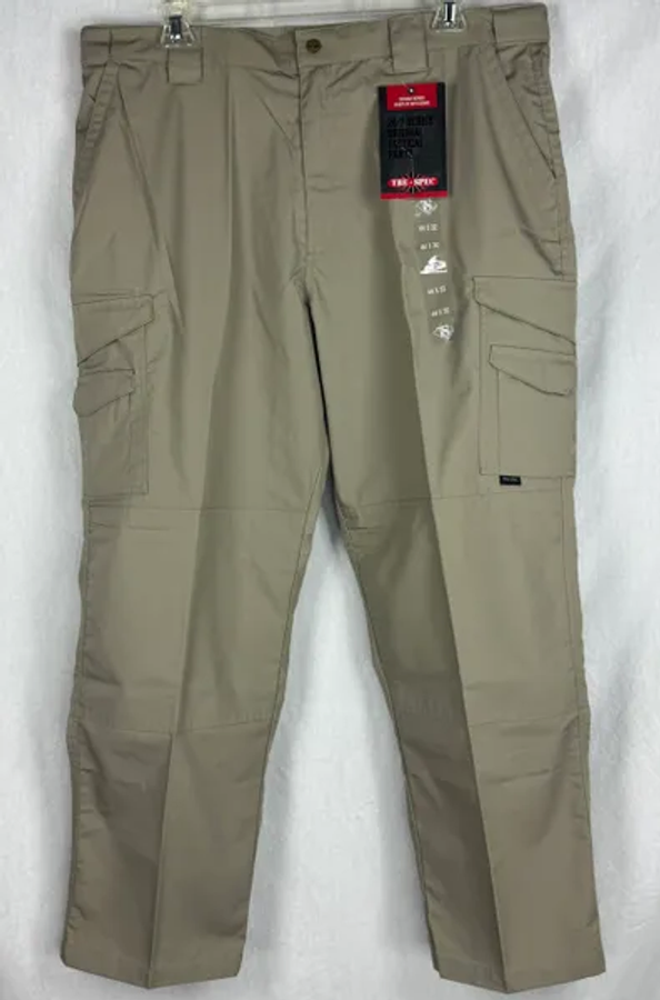 TruSpec 24/7 RipStop Tactical Pants Multi-Pockets | Khaki #1060 Men's 44x32 NWT