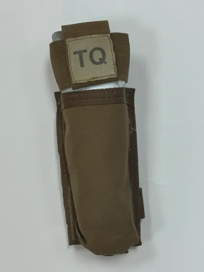 USGI USMC CAT Tourniquet MOLLE Pouch Coyote Brown EUC