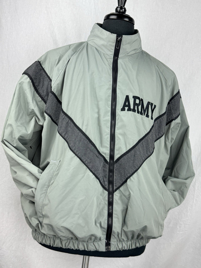 USGI US Army IPFU PT Physical Fitness Jacket sz Medium Regular Used