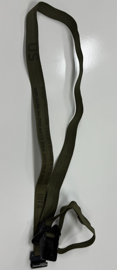 USGI OD Green Nylon Webbing Strap 8465000016477 w/Metal attachments EUC