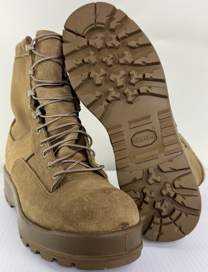 USGI Altama Temperate Weather Goretex Coyote Brown Combat Boots Men's 9R EUC