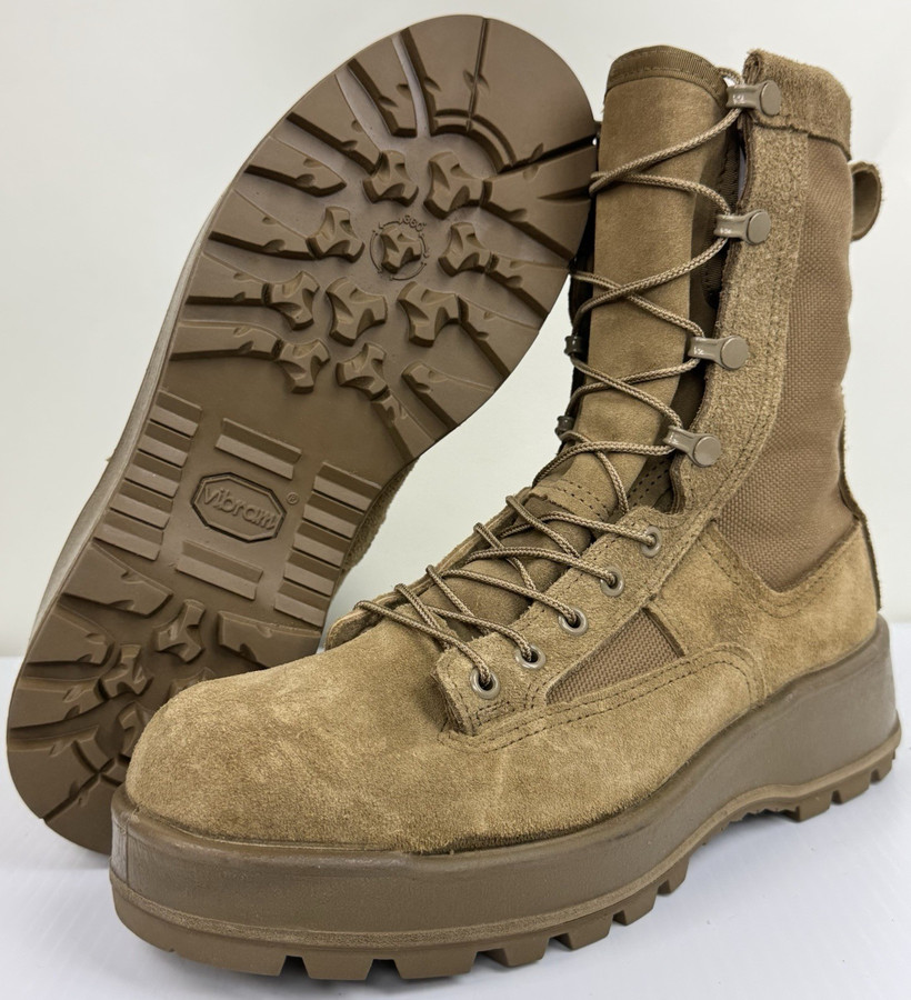 USGI Altama Temperate Weather Goretex Coyote Brown Combat Boots Men's 8 Wide NWOT