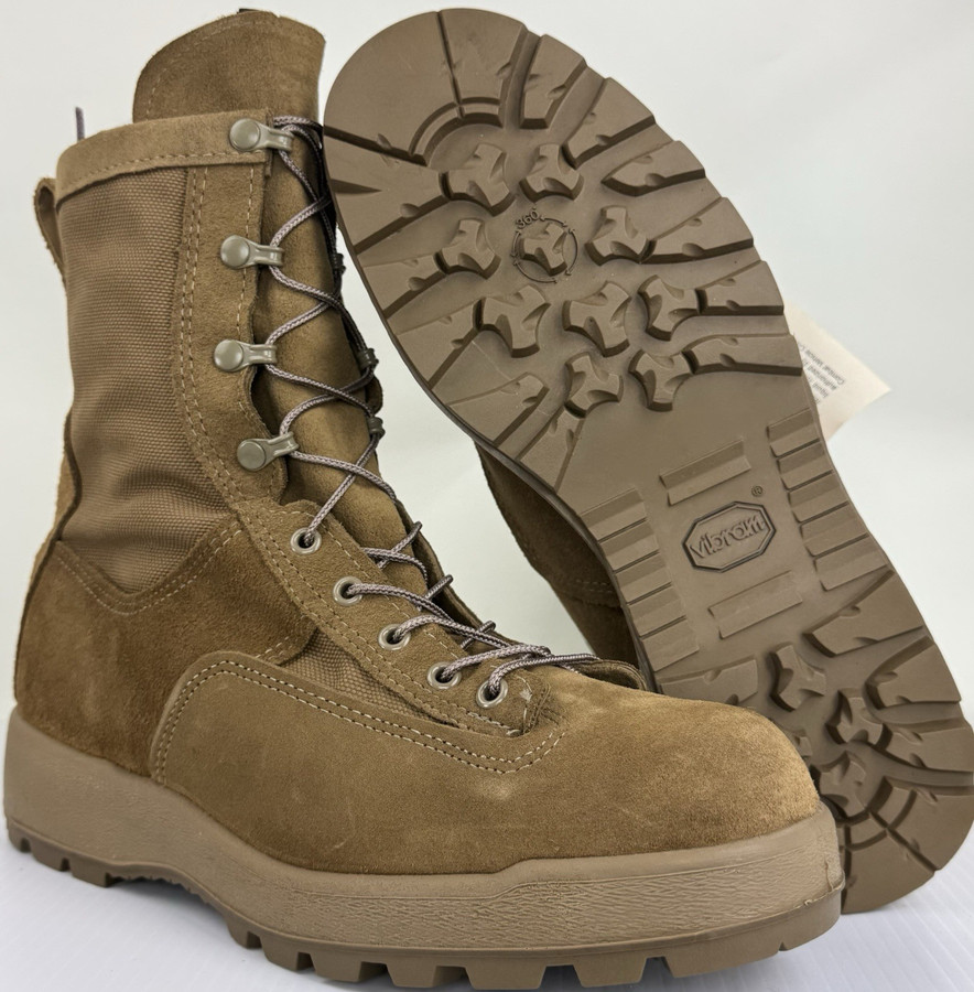 USGI McRae Temperate Weather Goretex Coyote Brown Combat Boots Men's 11.5R NEW