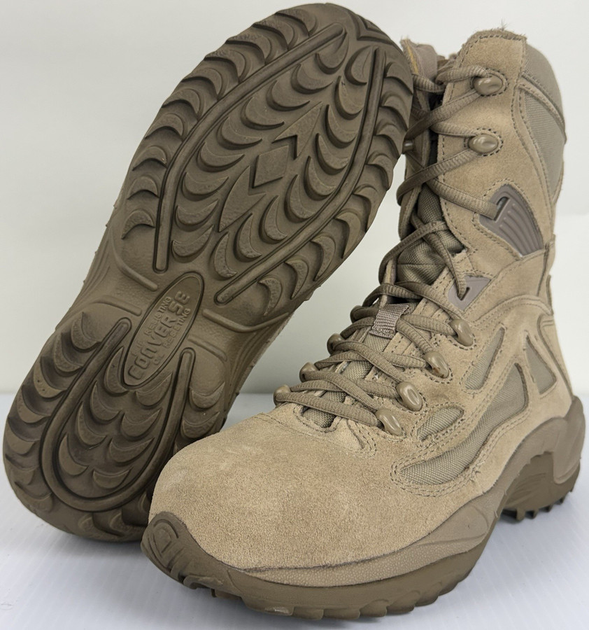 Converse 8" Composite Toe Side-Zip Rapid Response Tactical Boots Men's 8.5W EUC