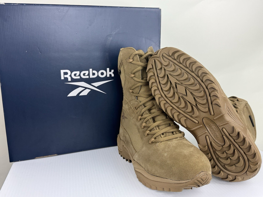 Reebok 8" Coyote ERT Waterproof Side-Zip Tactical Boots Men's 11W NEW