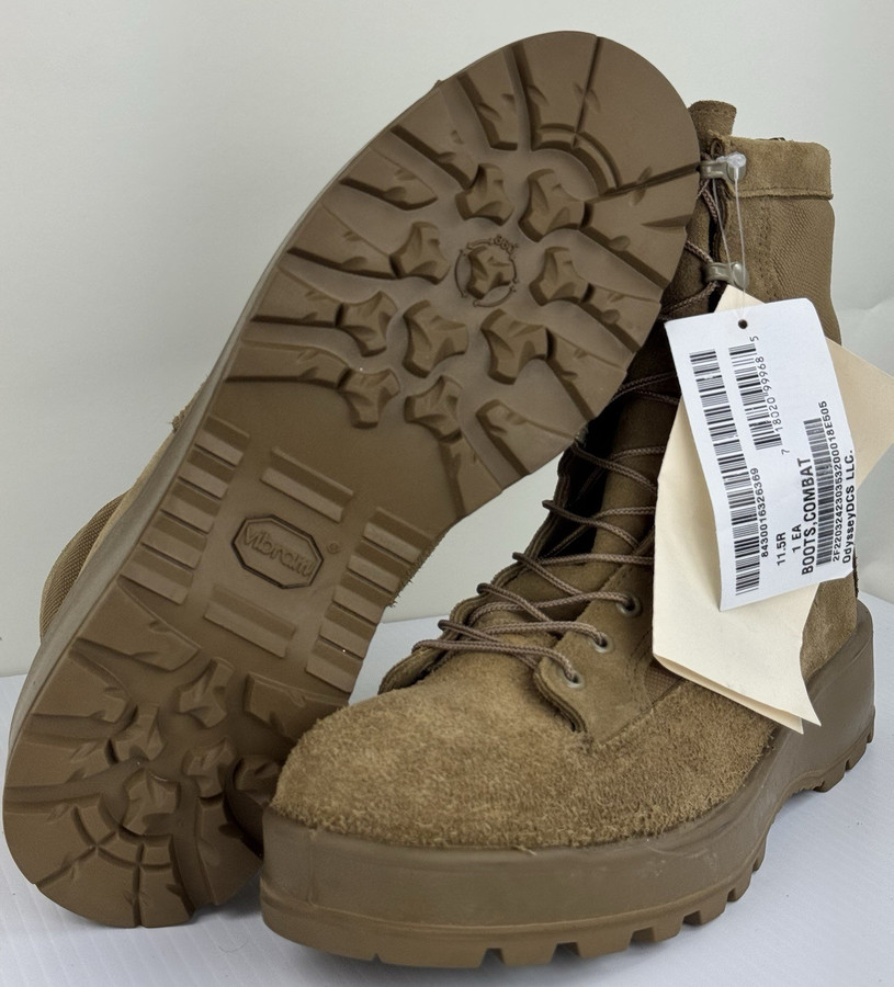 USGI McRae Temperate Weather Goretex Desert Tan Combat Boots Men's