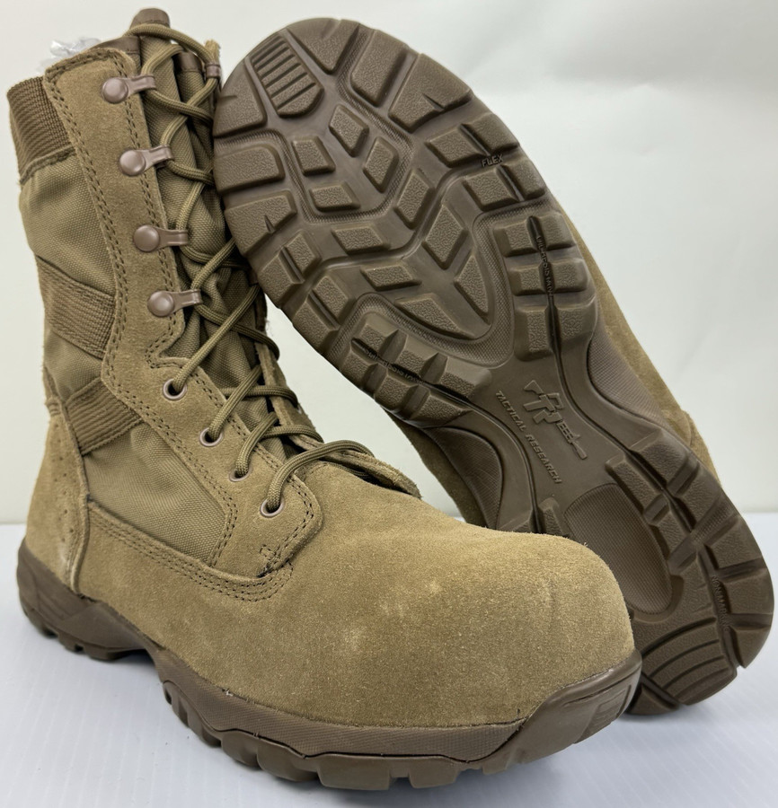 Belleville Hot Weather Side-Zip Composite Toe Boots Men's 10R Coyote Flyweight TR596ZCT