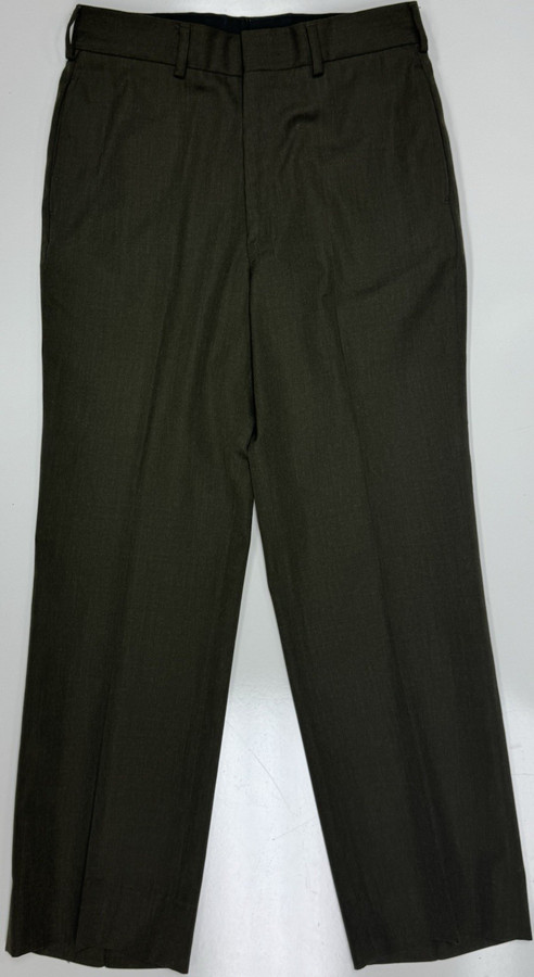 USMC Men's Poly/Wool Green Service Trousers Marine Corps Uniform Pants 32Rx30