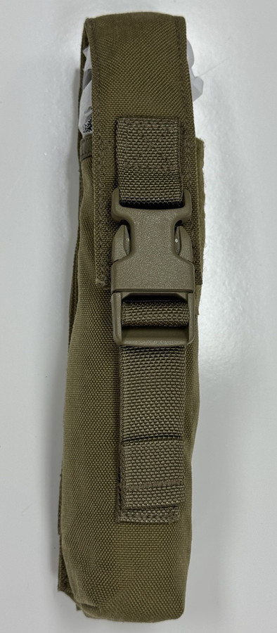 USGI MOLLE SFLCS Pop Flare Pouch UGL Down Open Coyote Used