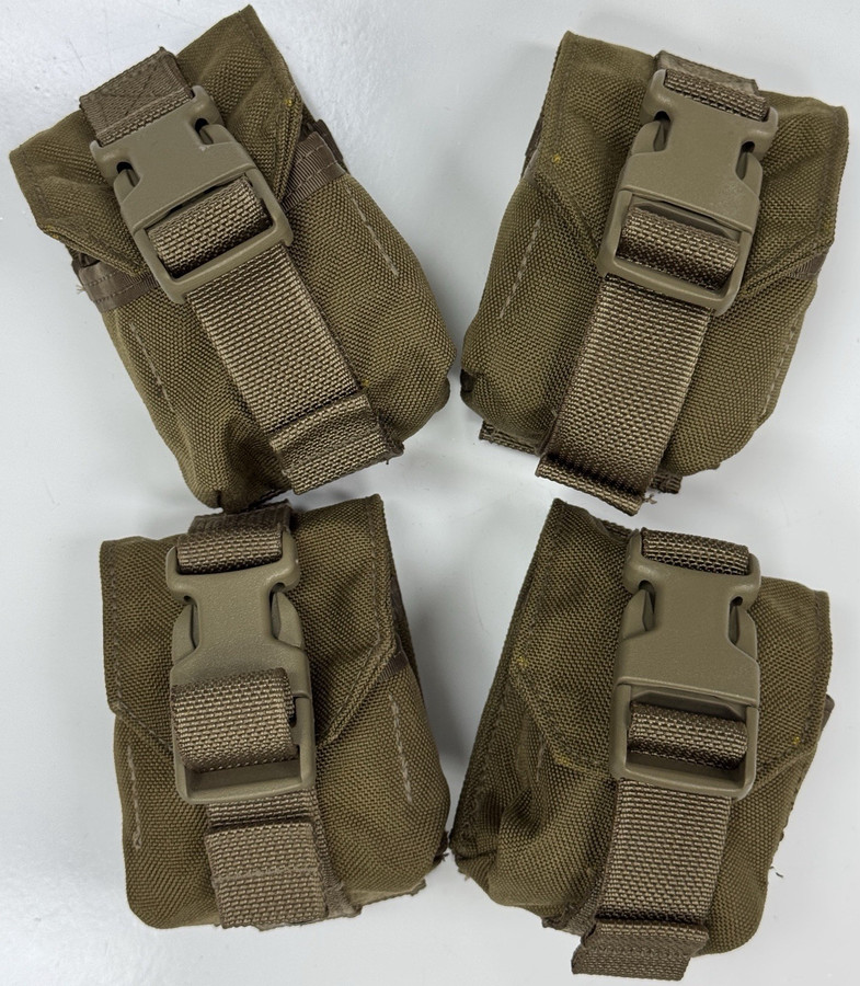 USGI USMC MOLLE Multi-Purpose Pouch with Buckle Coyote Eagle Industries LOT OF 4