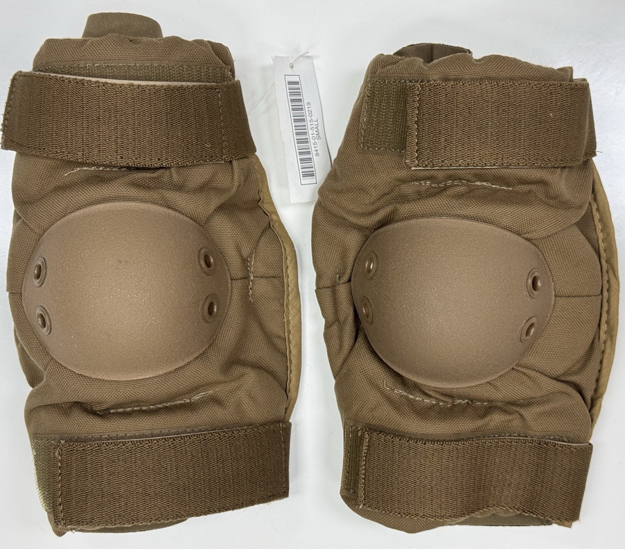 USGI USMC Coyote Brown Elbow Pads Size Small New