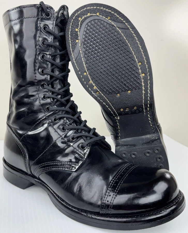 Corcoran 1500 10" Original Unlined Black LeatherJump Boots, Men's Size 10.5E