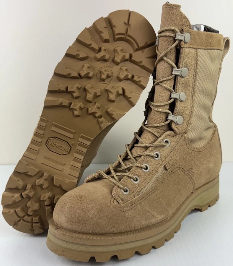 USGI McRae Temperate Weather Goretex Desert Tan Combat Boots Men's 7.5R NWOT