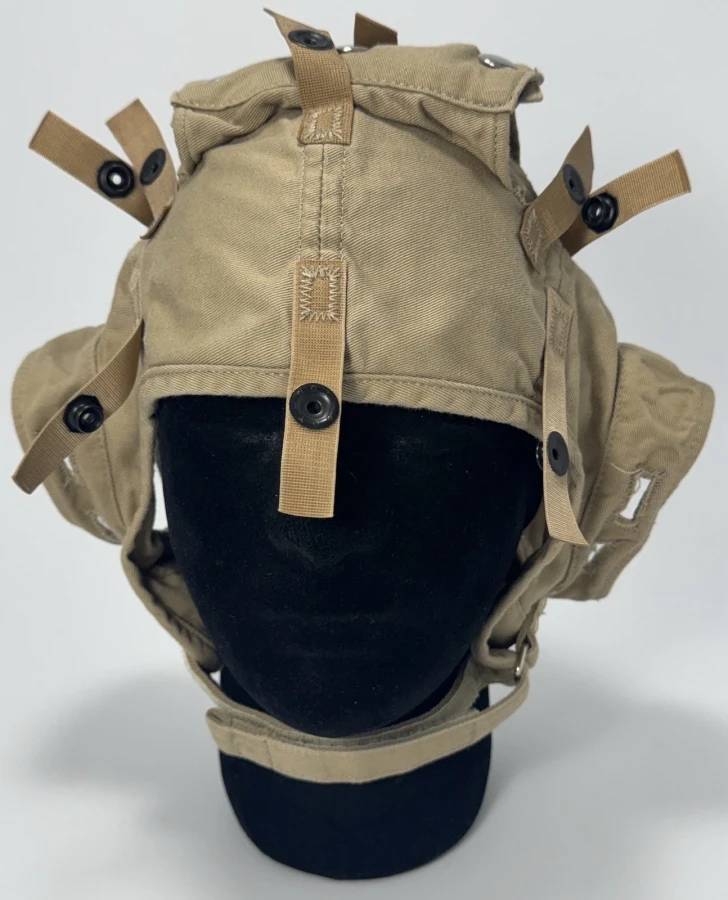 USGI Flight Deck Impact Resistant Cloth Helmet Liner Cover Tan Size 7-1/2