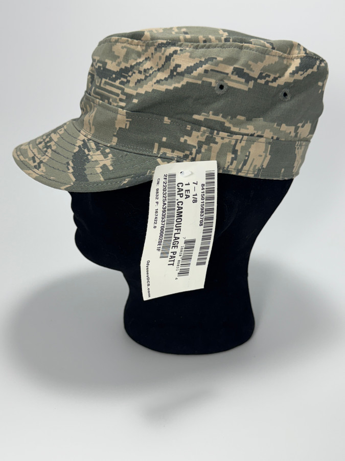 USAF Utility Cap, ABU Digital Camo Patrol Cap | Size: 7-1/8 NEW