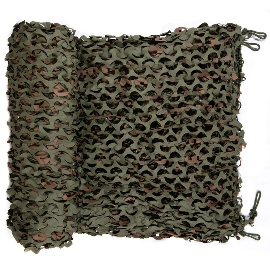 Basic Series Military Camouflage Netting Woodland Camo 9'10" x 9'10"