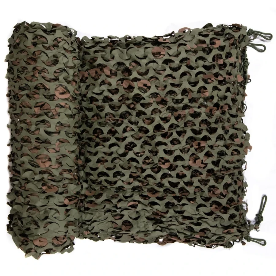 Basic Series Military Camouflage Netting Woodland Camo (Stock Photo)