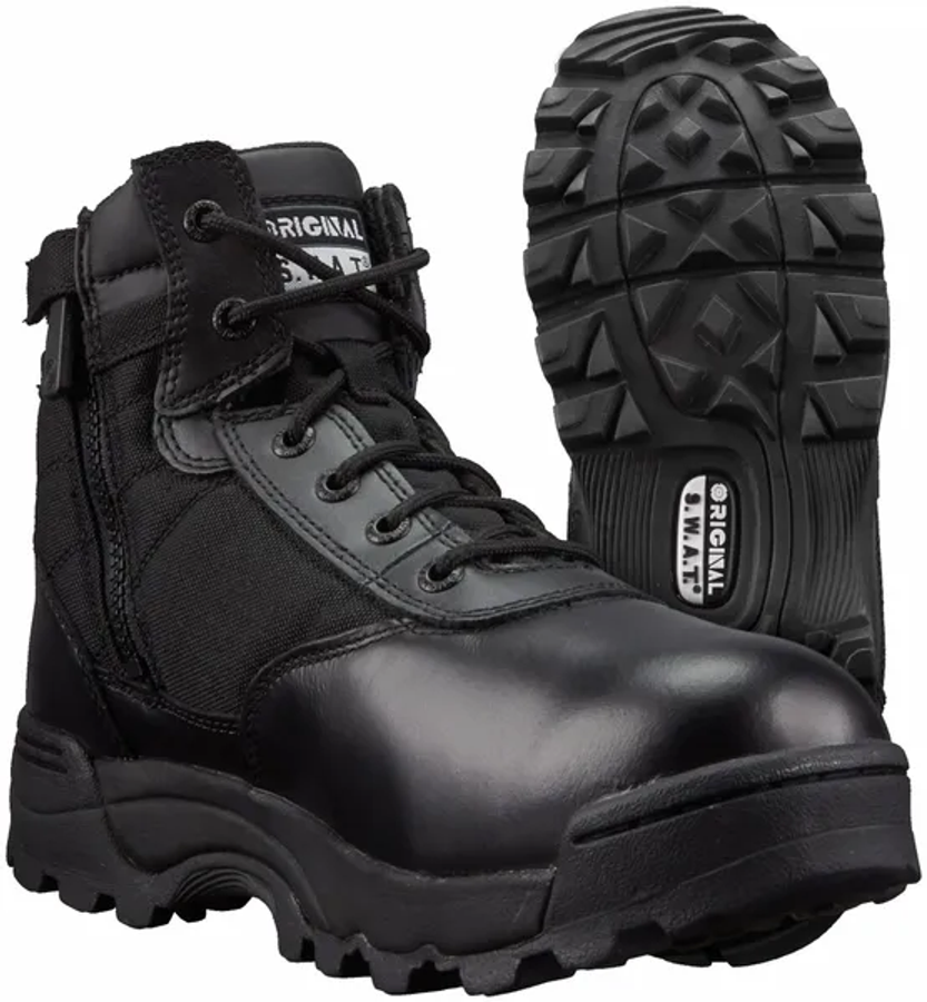 Original SWAT Classic 6'' Side-Zip Black Boots | 116401