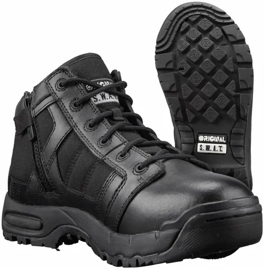 Original SWAT Metro Air 5’’ Side-Zip Black Boots | 123101