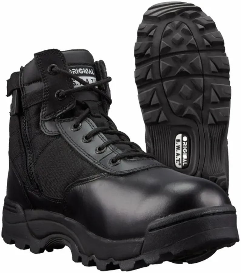 Original Swat Classic 6’’ Waterproof Side-Zip Safety Black Boots | 116101