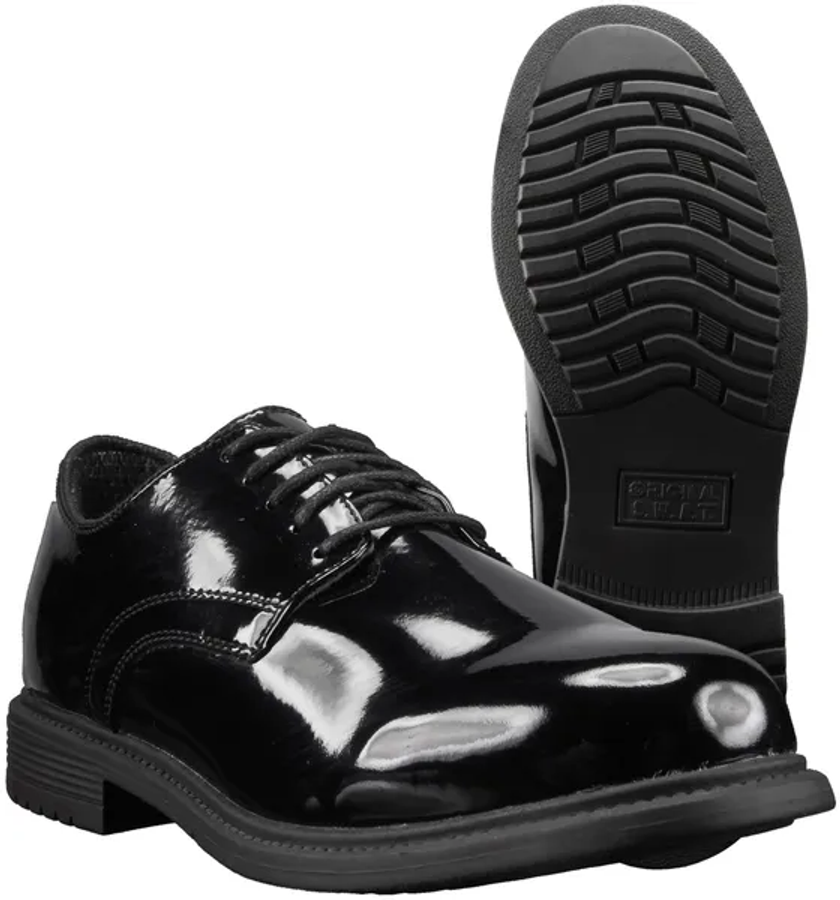 Original SWAT Men's Dress Oxford Black Shoes | 118001