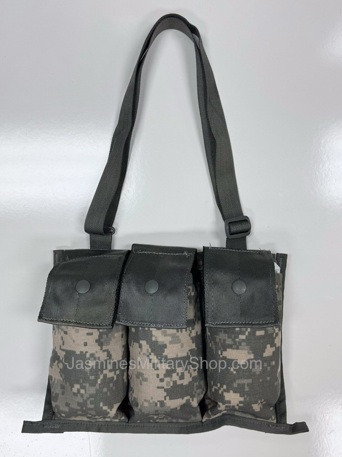 USGI Army Molle II ACU Digital Camo Bandoleer Pouch Bag w/Strap | EUC