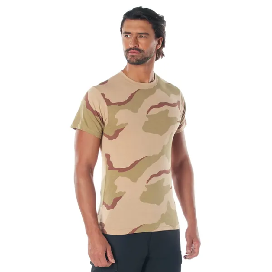 3-Color Desert Camo DCU Short Sleeve  T-Shirt | 8767