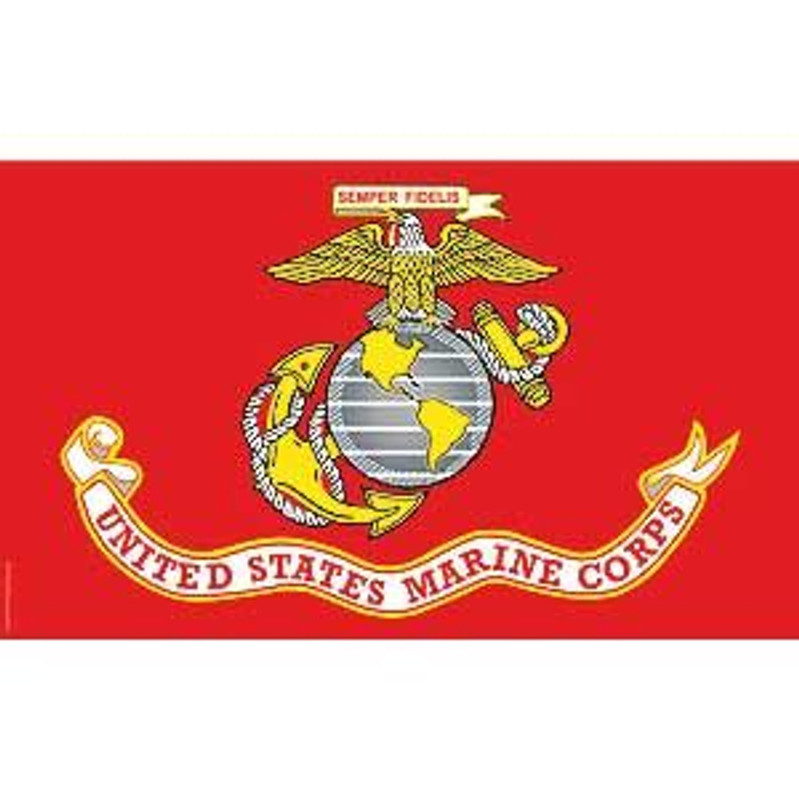 USMC EAGLE GLOBE AND ANCHOR FLAG (3ftx5ft) Made in USA