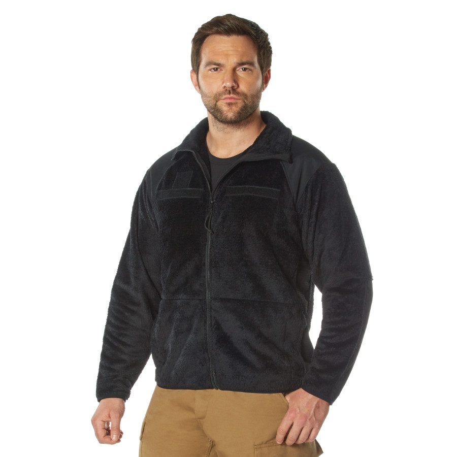 Black Rothco Generation III Level 3 ECWCS Fleece Jacket