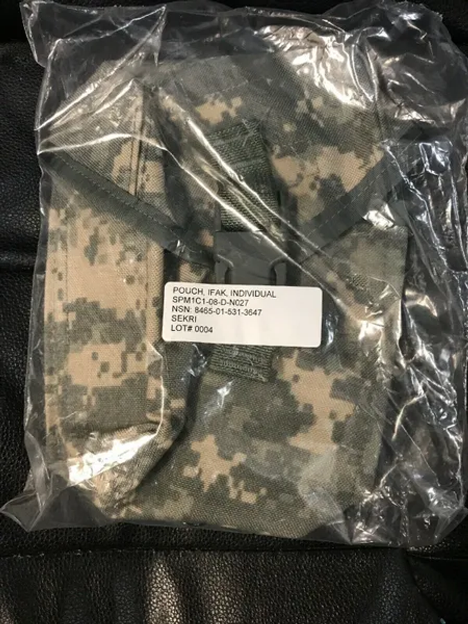 USGI ACU Individual First Aid Kit (IFAK) Pouch | NEW