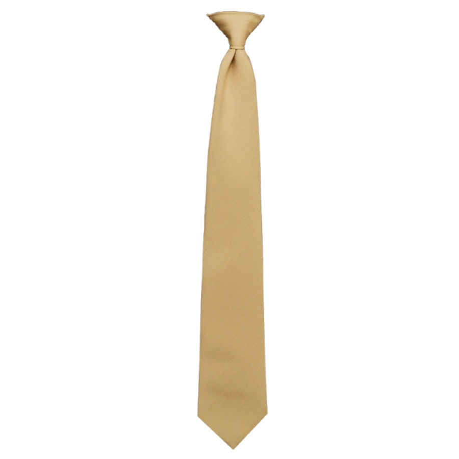 USMC MALE KHAKI TIE: CLIP-ON - KHAKI
