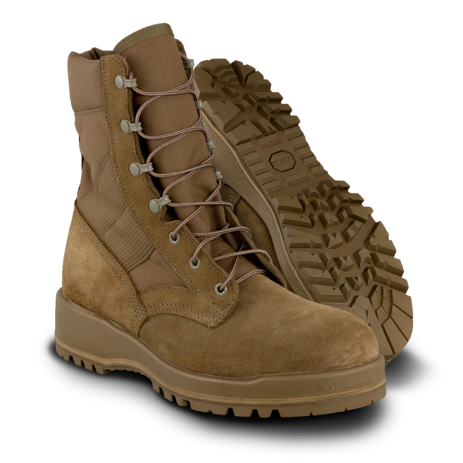 Altama Wrath 8" Hot Weather Steel Toe Boots Men's AR 670-1 Coyote Brown 612703