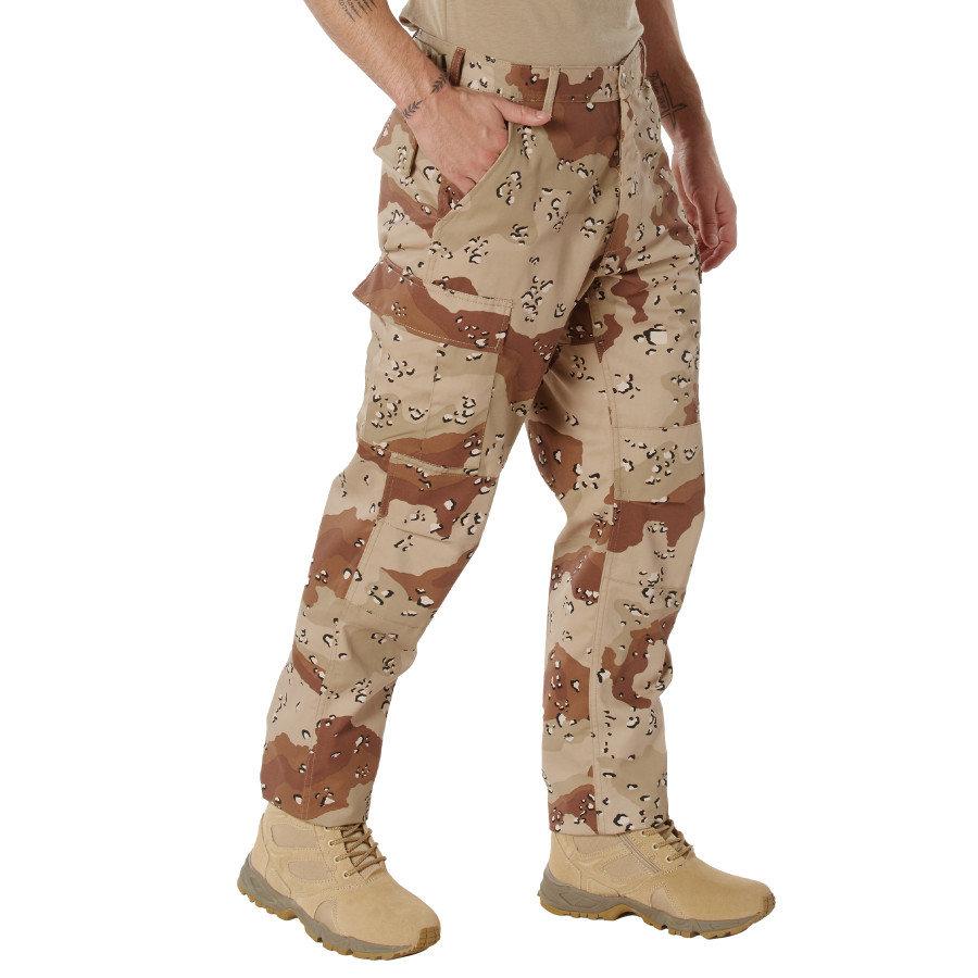 6-Color Desert Camo Tactical Cargo BDU Pants | 8835
