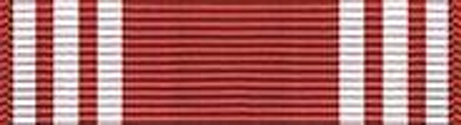 MILITARY RIBBON UNIT: ARMY GOOD CONDUCT RIBBON