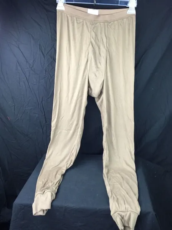 LOT OF 10 | New USGI Brown Lightweight Cold Weather Thermal Underpants pants SMALL