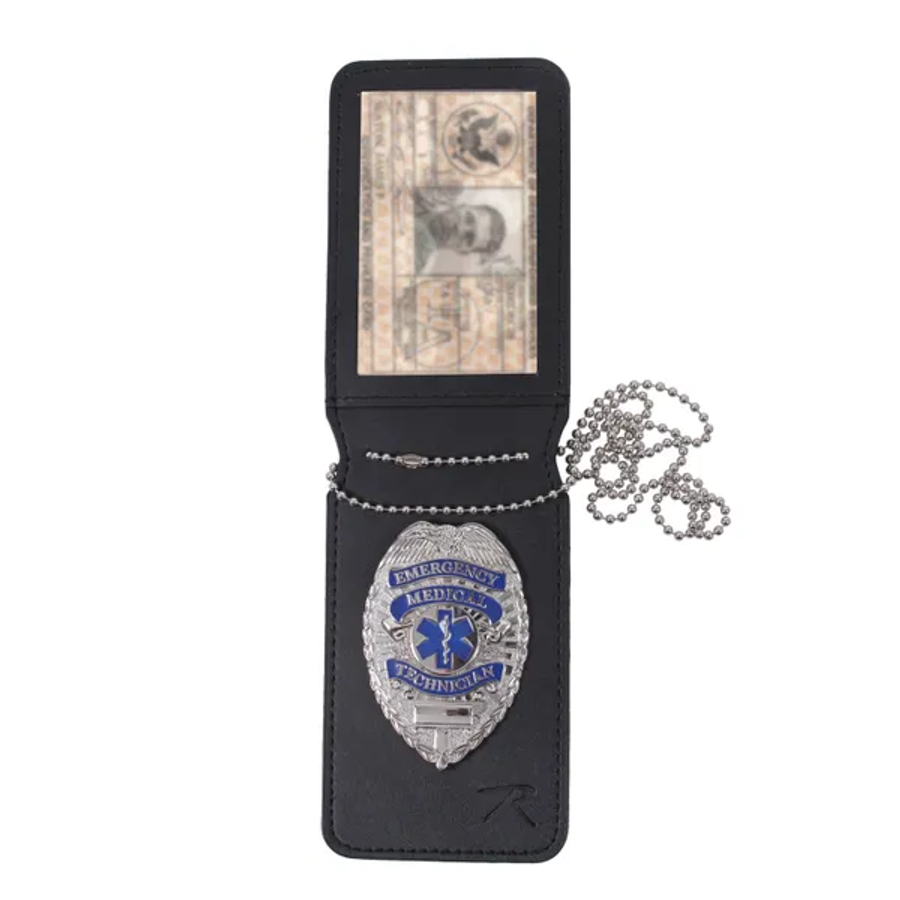 Rothco Universal Leather Badge & ID Holder | 1136