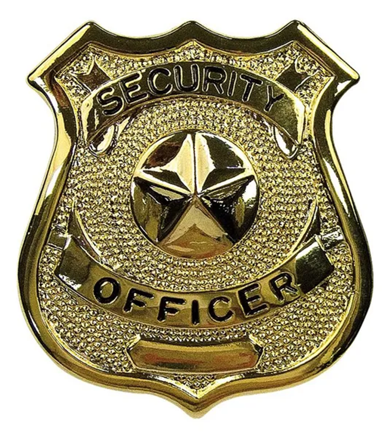 ROTHCO GOLD SECURITY OFFICER BADGE