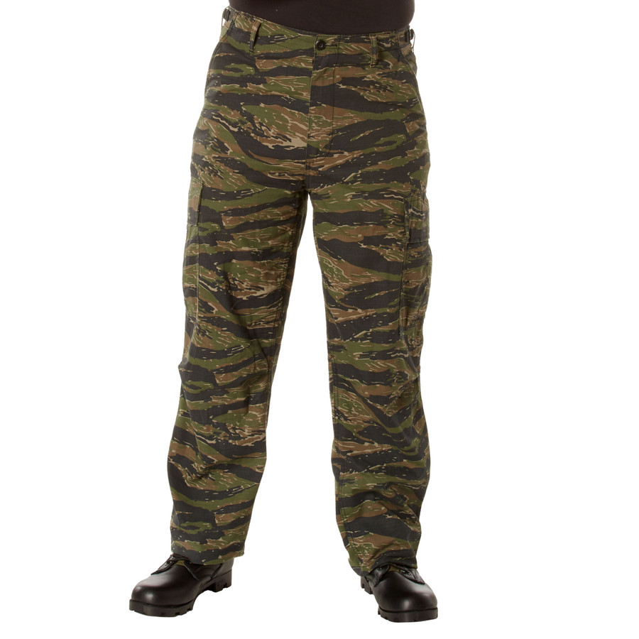 Rothco Tiger Stripe Camo Vintage Vietnam Rip-Stop Fatigue Pants |  #4487