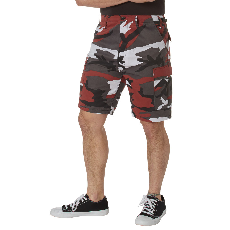 Red Camo Rothco Colored Camo BDU Shorts | 65221