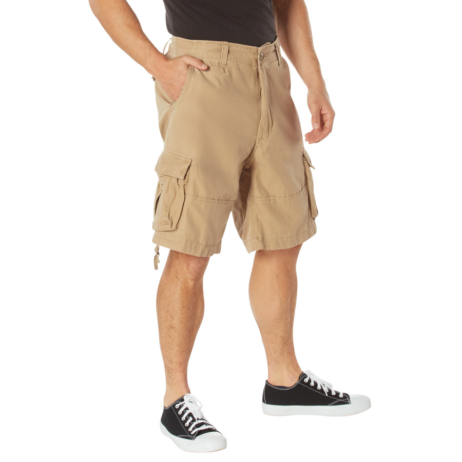 Rothco Vintage Infantry Utility Shorts | Khaki | 2547
