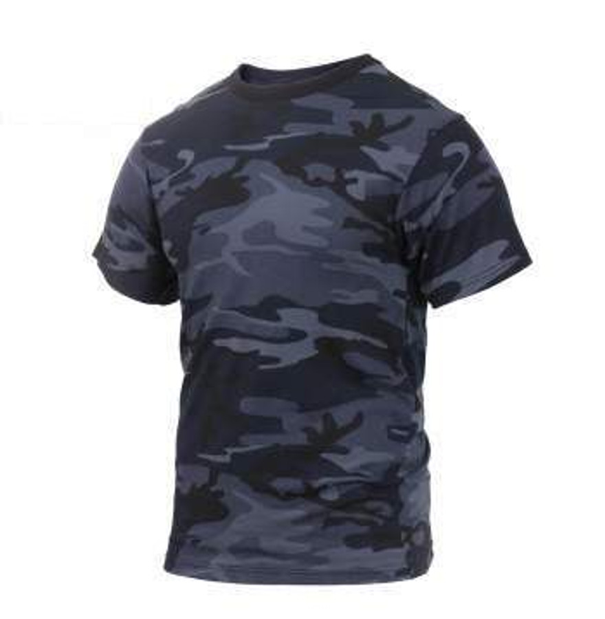 Midnight Blue Camo T-Shirt 3830 | XL | **LIMITED TIME SALE**