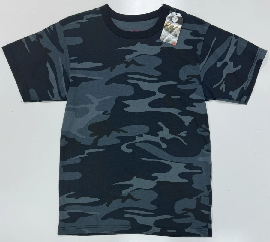 Midnight Blue Camo T-Shirt 3830 | Size SMALL | NWT